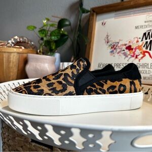 Animal Print UGG Australian Women's Cahlvan Slip-On Platform Sneakers Size 8.5